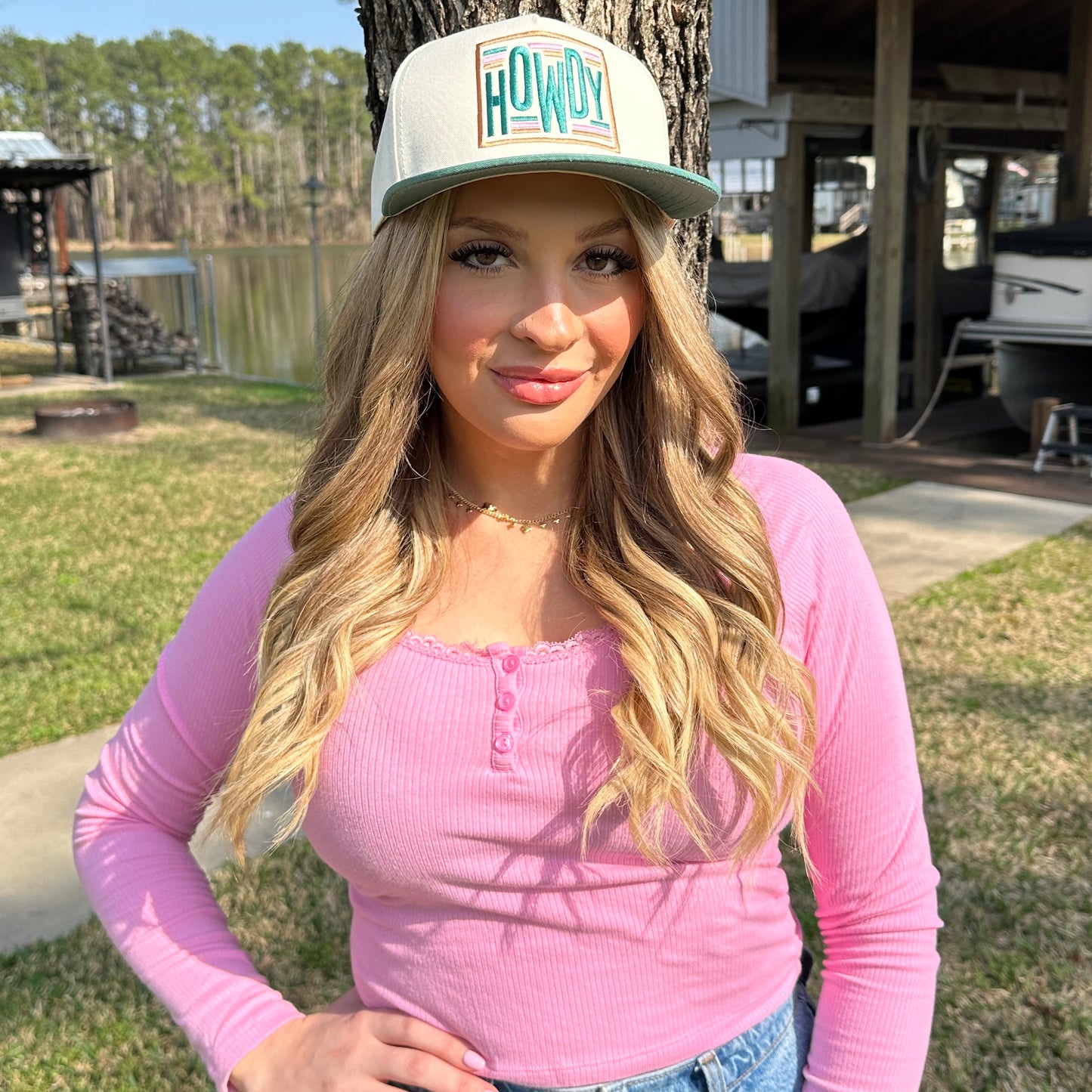 Howdy Embroidered Hat
