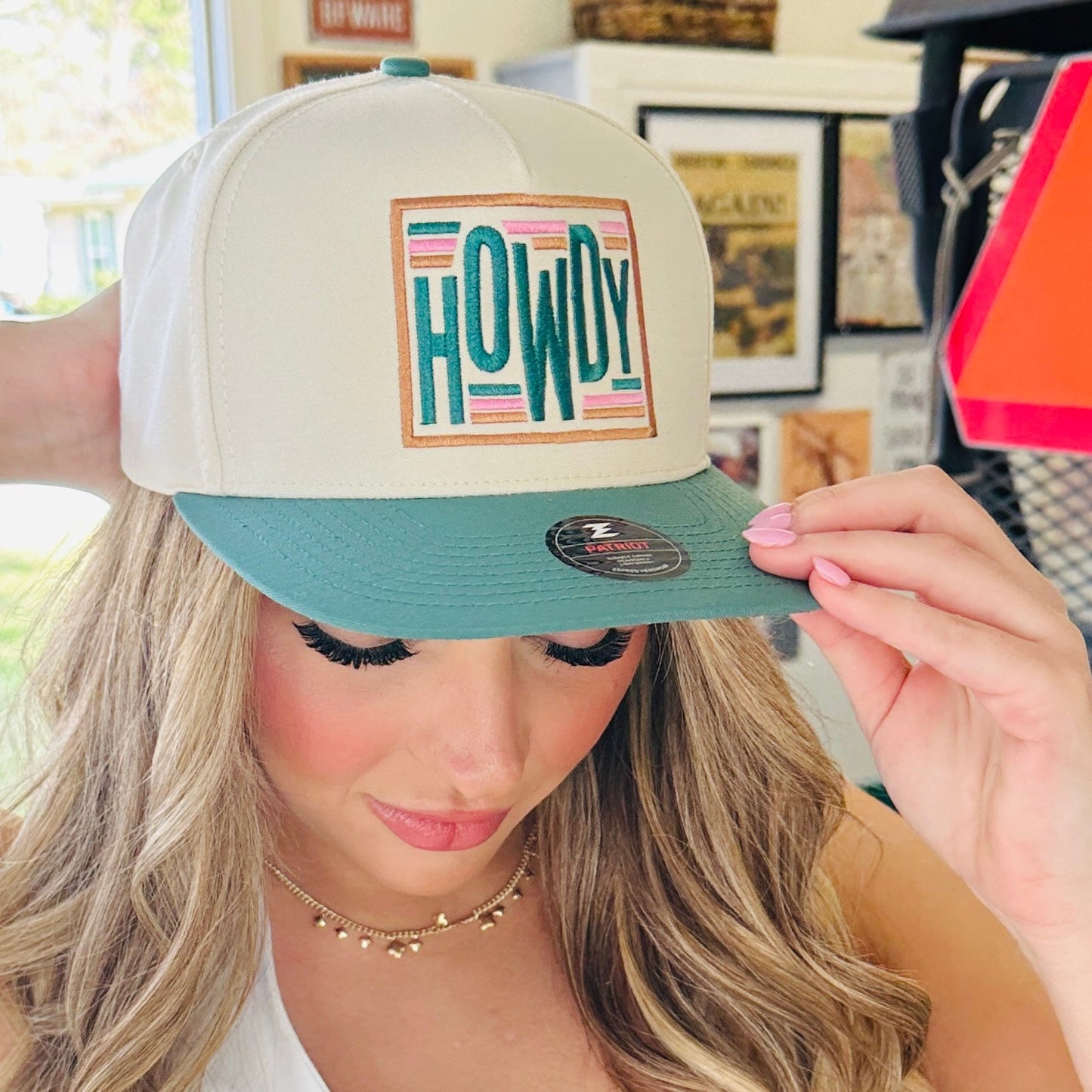 Howdy Embroidered Hat