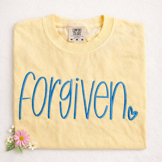 Forgiven Embroidered Tee
