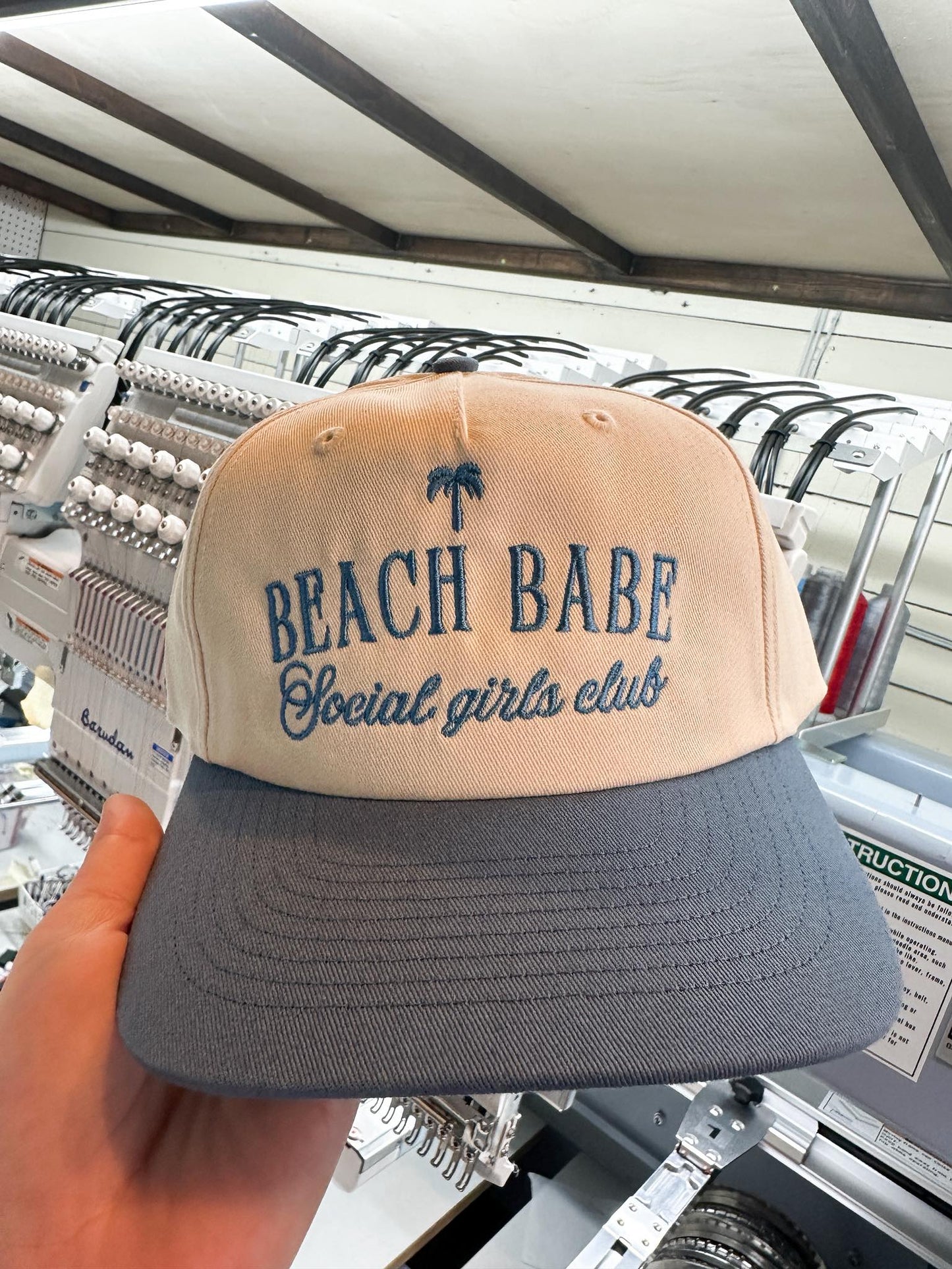 Beach Babe Embroidered Hat