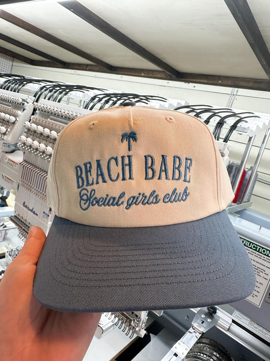 Beach Babe Embroidered Hat