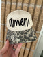Amen Leopard Print Hat