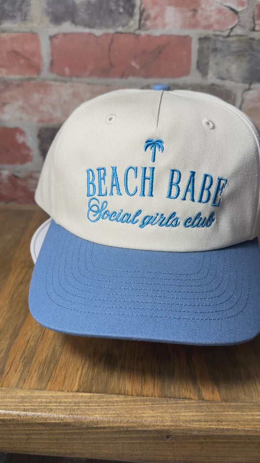 Beach Babe Embroidered Hat