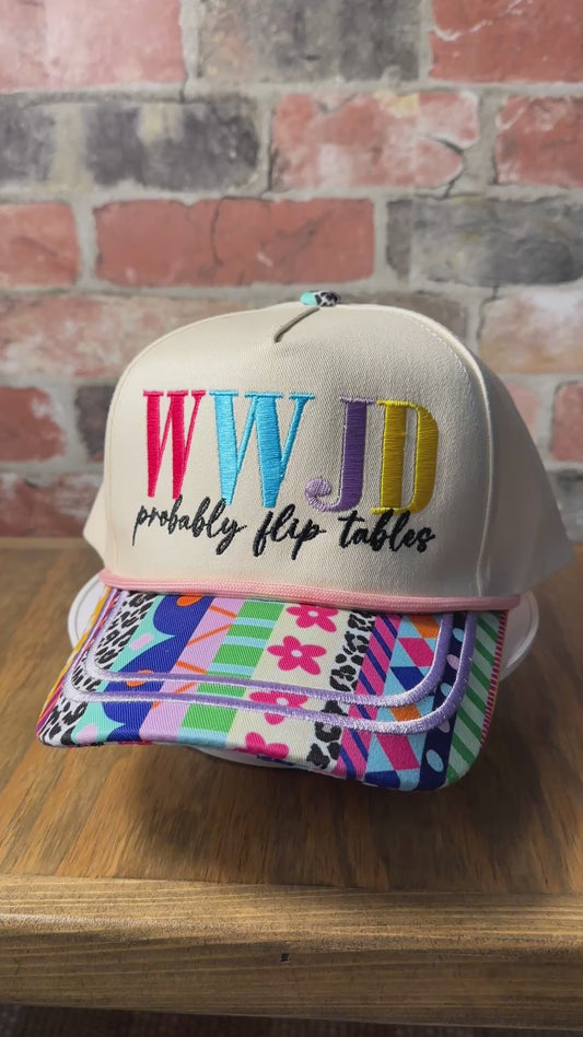 WWJD Embroidered Hat
