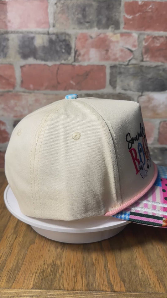 Boo-Sheet Patch Pattern Hat